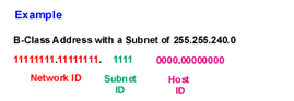 Network,  Subnet, and Host IDs