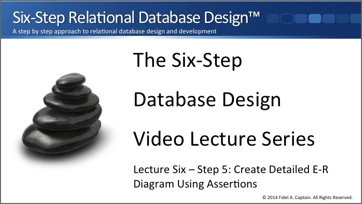 Step 5 - Create Detailed E-R Diagram Using Assertions