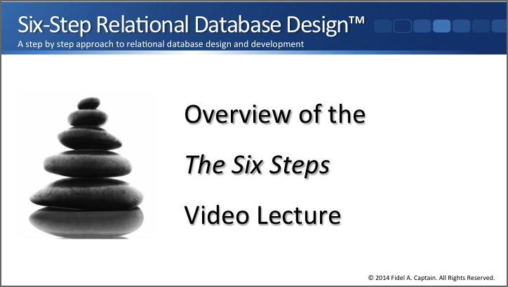 Overview of The Six-Steps video lecture